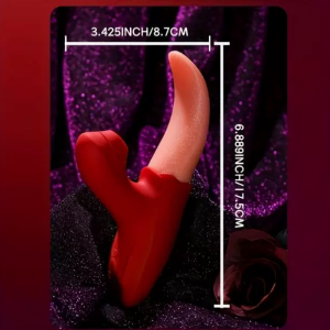 Tongue-licking clitoral vibrator
