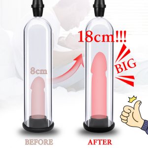 Adult Manual Vacuum Massage Pump Kit – Clear Cylinder, 3 Seal Rings & Soft-Touch Sleeve