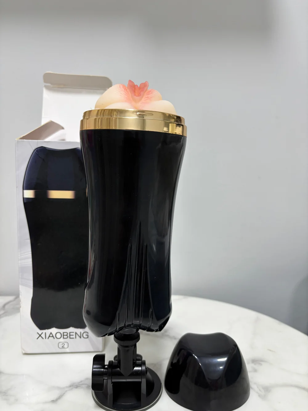 Men’s Suction-Cup Intimate Massager | Soft Realistic Sleeve, Removable & Easy to Clean - Image 2